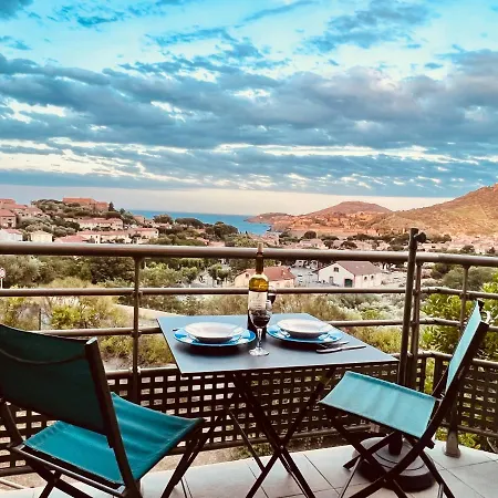 Sous Le Soleil Vue Mer, Parking Inclus , Clim ,wifi Appartement Collioure