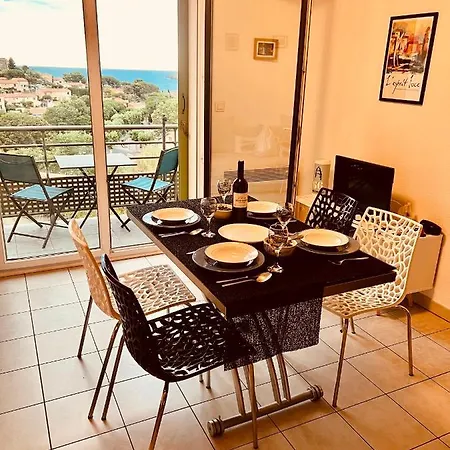 Sous Le Soleil Vue Mer, Parking Inclus , Clim ,wifi Apartment Collioure