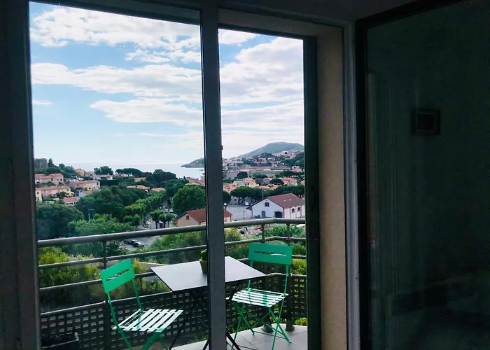 Appartement Sous Le Soleil Vue Mer, Parking Inclus , Clim ,wifi Collioure