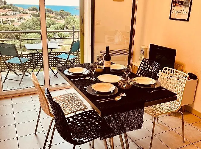 Sous Le Soleil Vue Mer, Parking Inclus , Clim ,wifi Apartamento Collioure